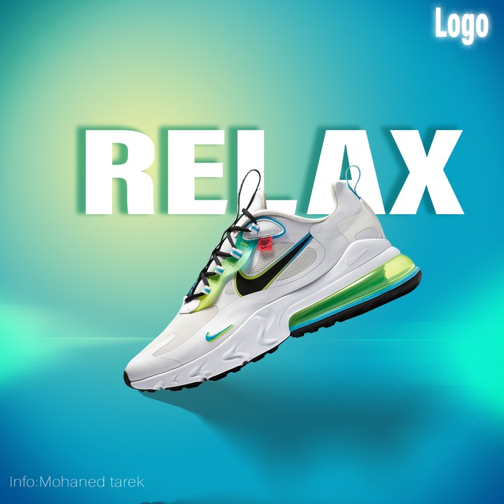 Poster design for branded shoe advertisement