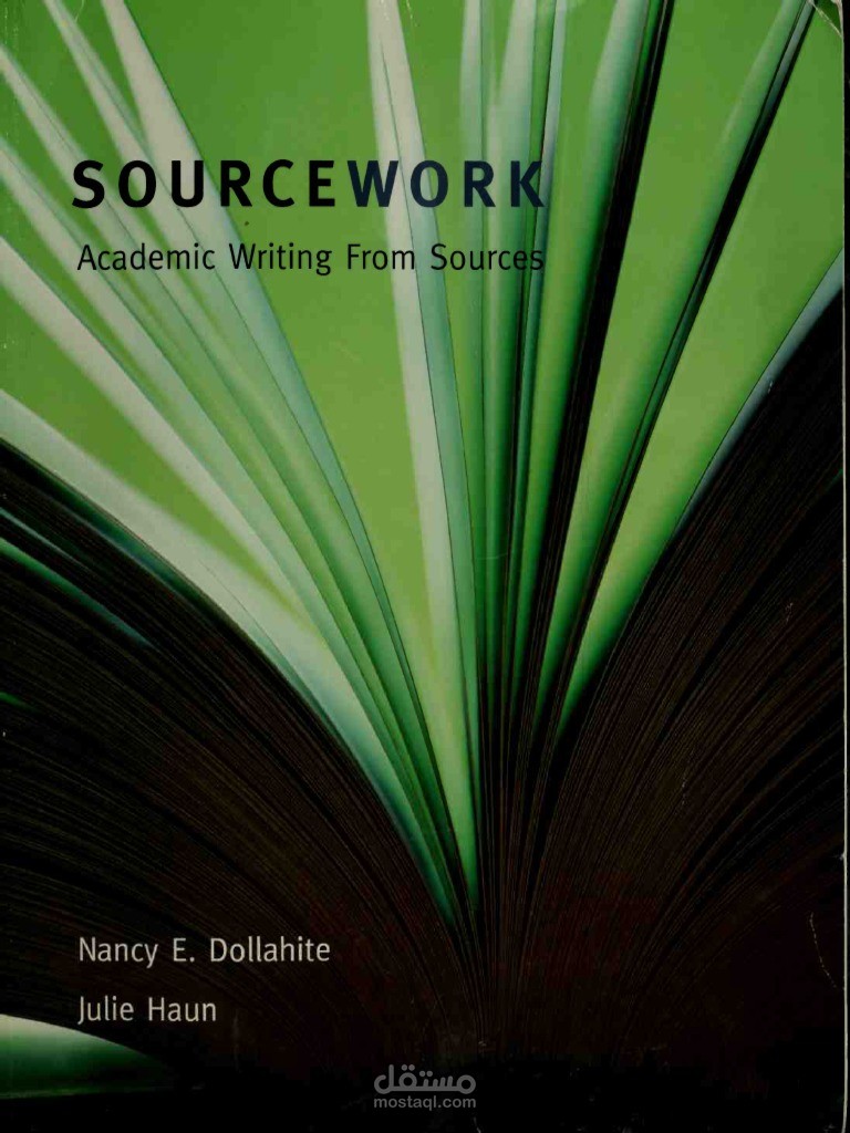 Sourcework Academic Writing from Sources مستقل