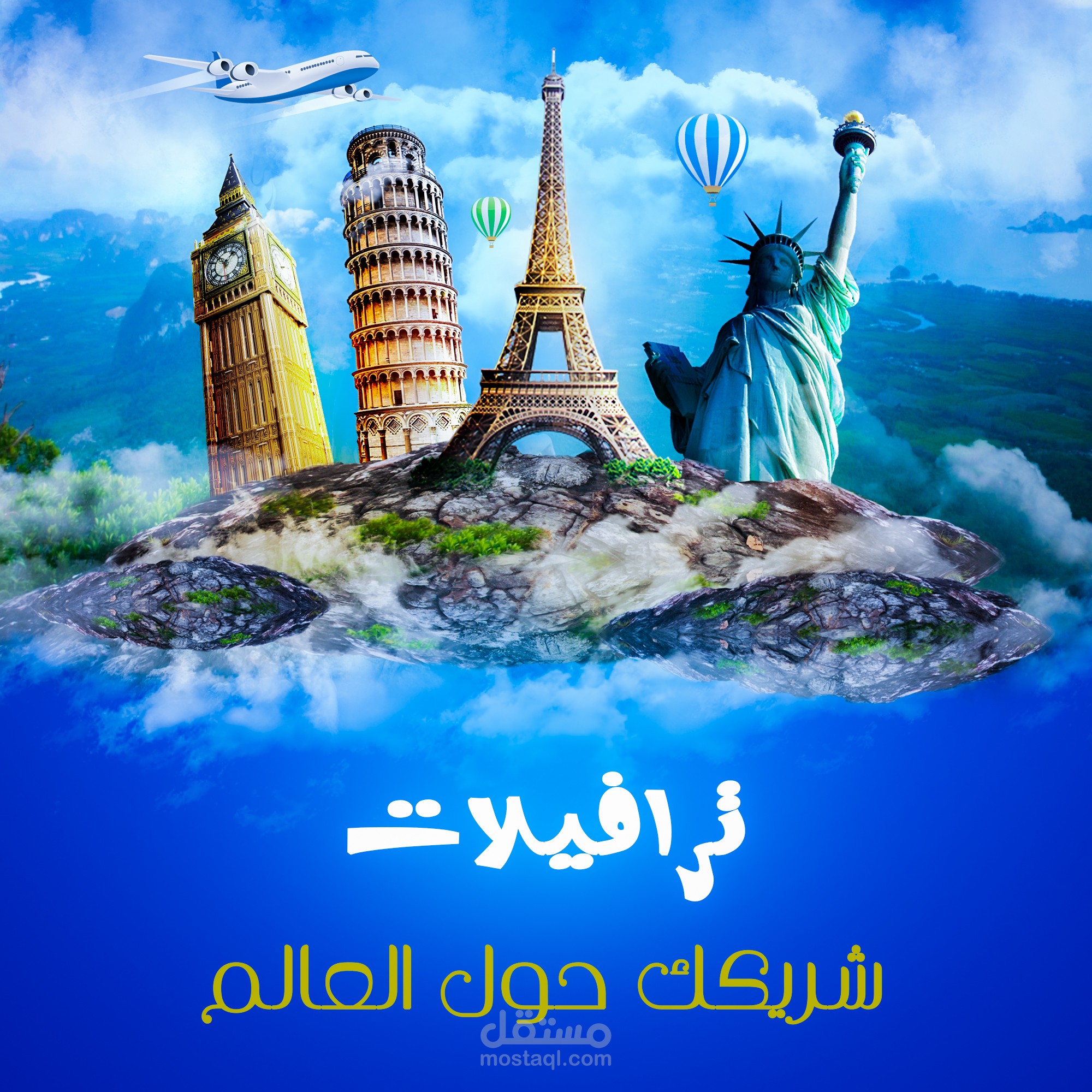 تصميم سوشيال ميديا لشركة سياحة