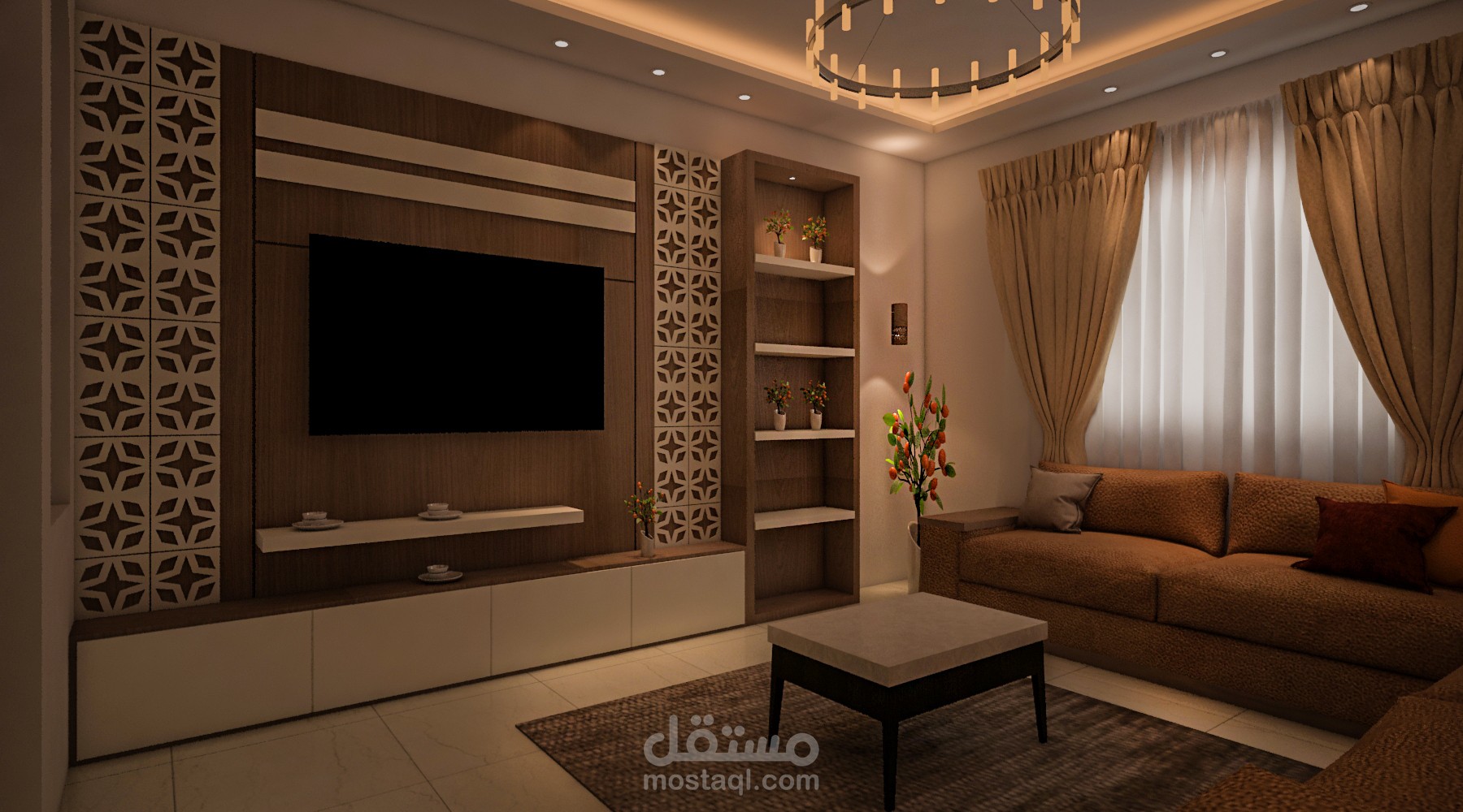 تصميم شاشة tv