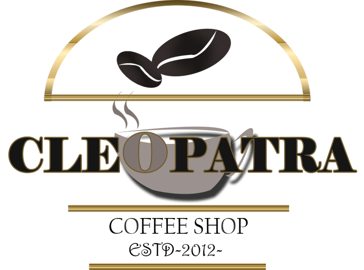 Cleopatra coffee shop logo