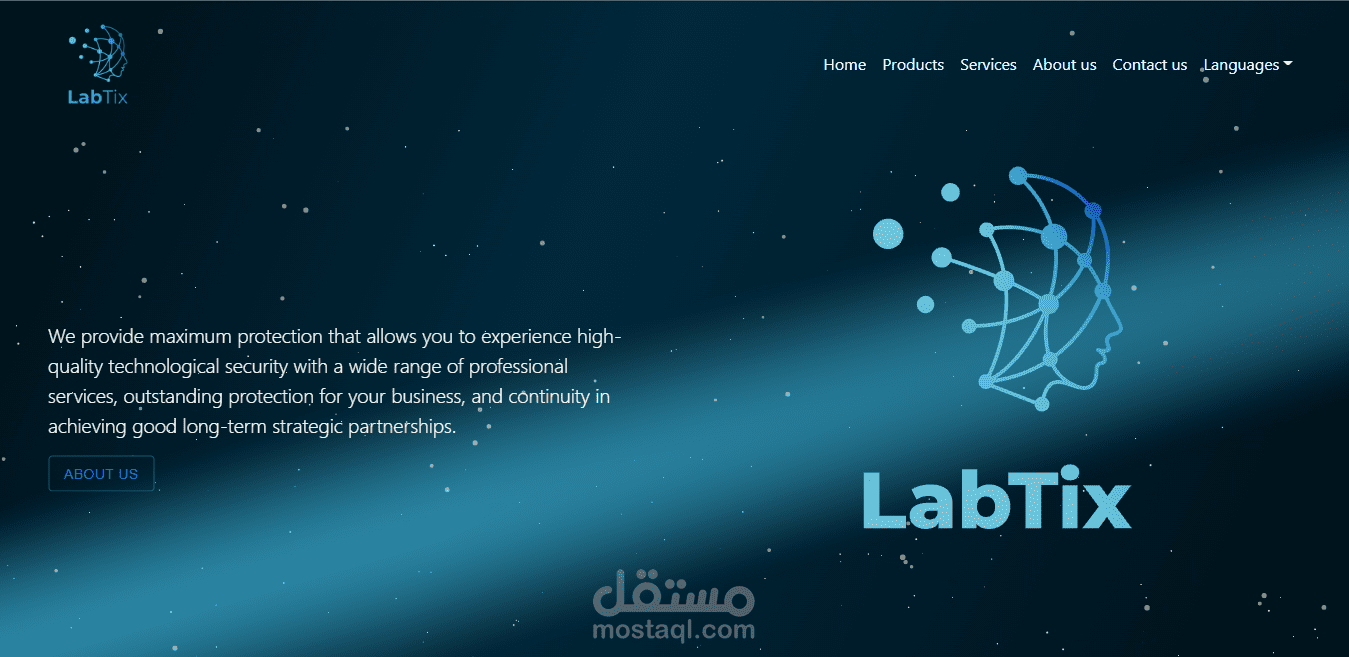 Labtix Technology , موقع الكتروني لشركة تكنولوجيا معلومات وأمن سيبراني