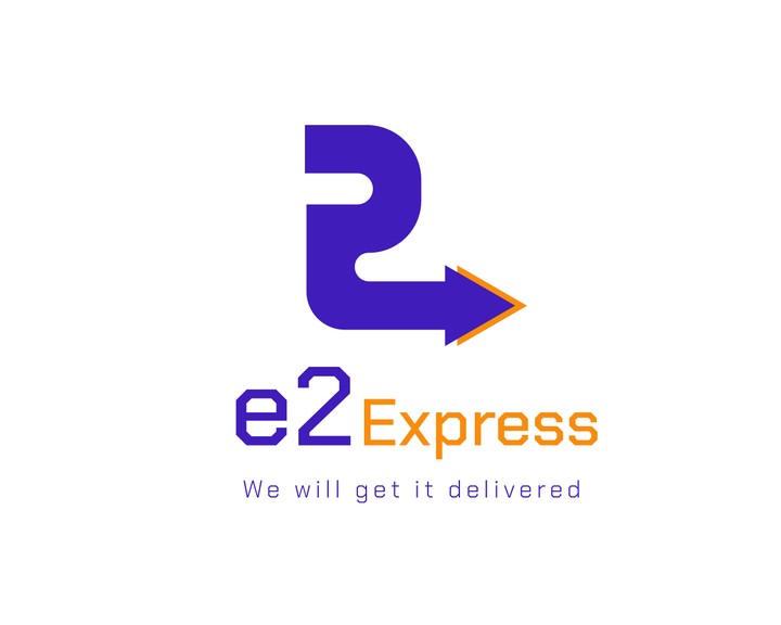 E2 Express logo design