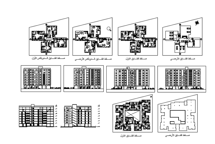 تصميم برج سكني