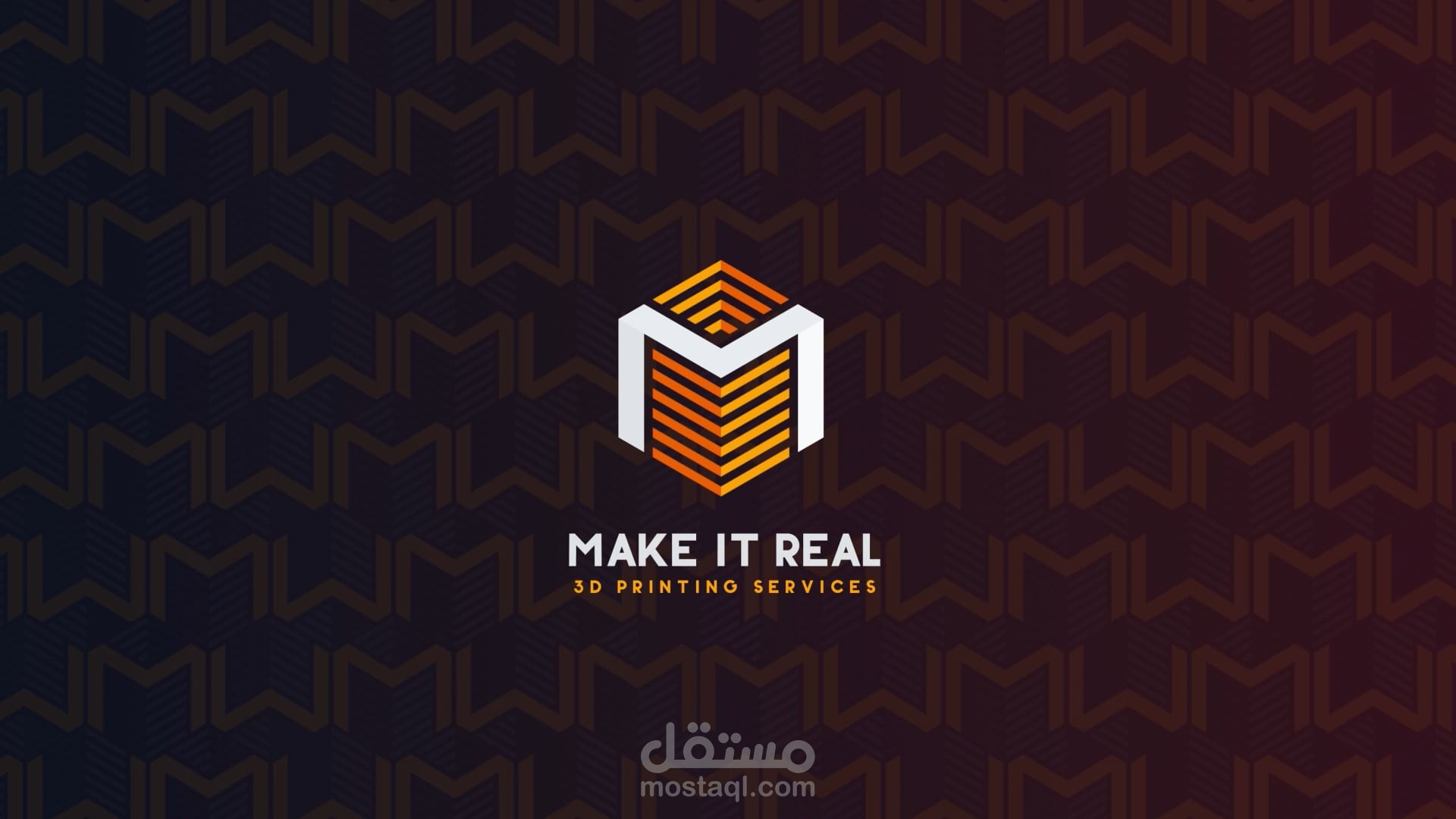 تحريك شعار وانترو لمطبعة 3D