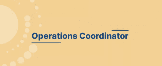 Operations Coordinator