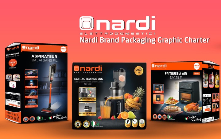 NARDI brand packaging graphic charter