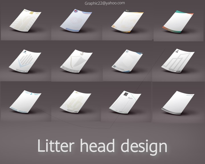 My litter head design for many companies