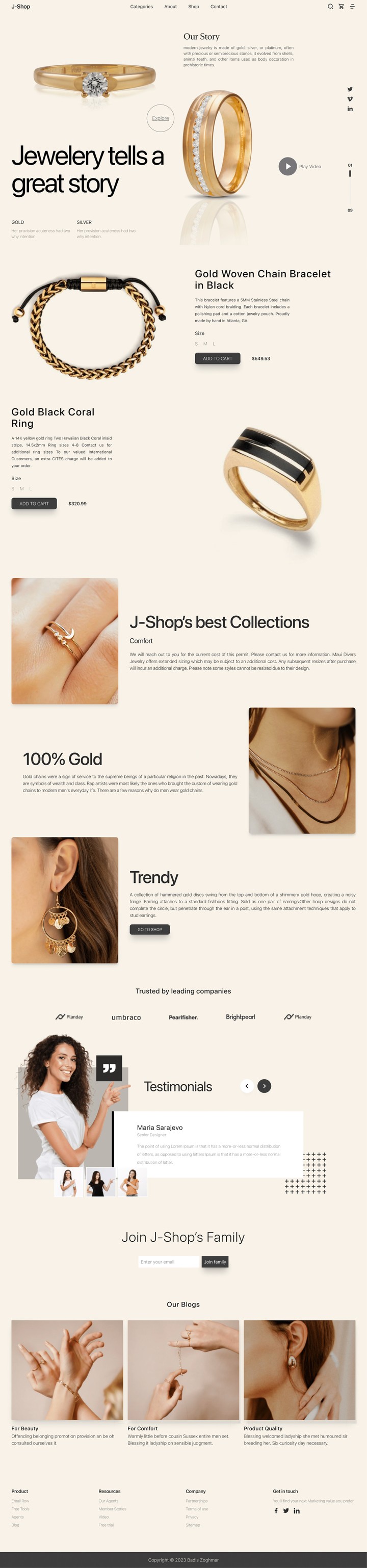 Jewelry Website