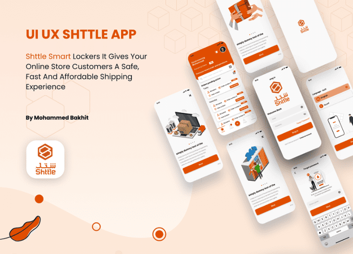UX UI SHTTLE APP