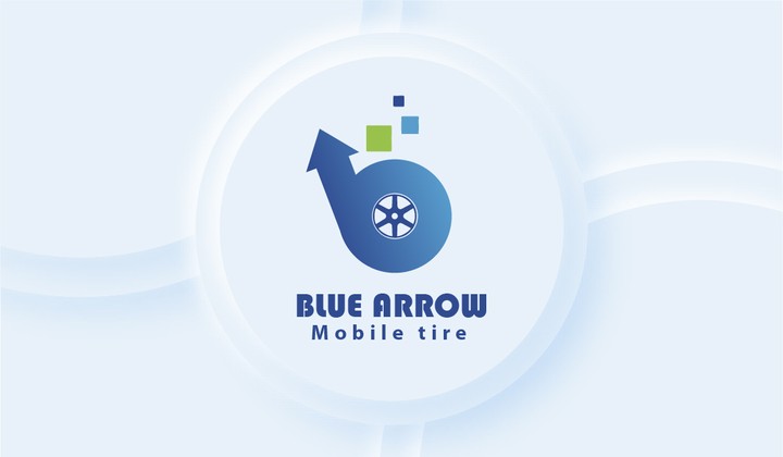 تصميم هوية تجارية لشركة BLUE ARROW بأمريكا