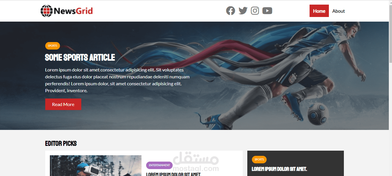 News Web Site
