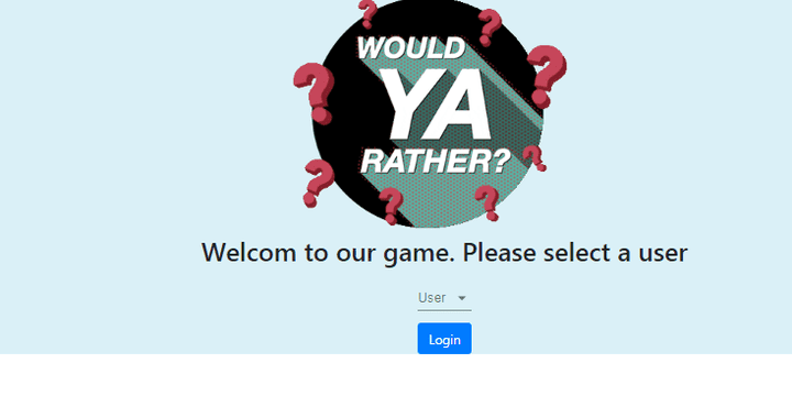 Would you rather game