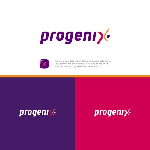 Progenix Logo Design