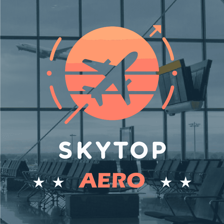 skytop aero logo design