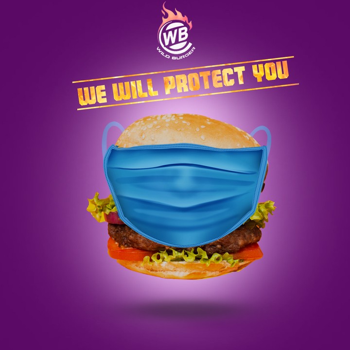 wild burger social media design