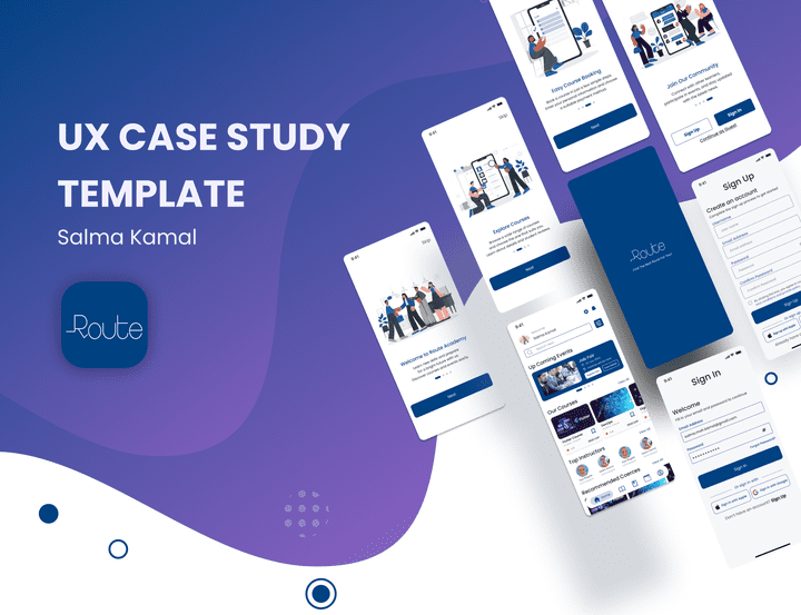 UI/UX Case Study Curses App (E-Learning)