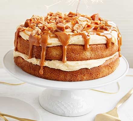 A special way to prepare a toffee cake