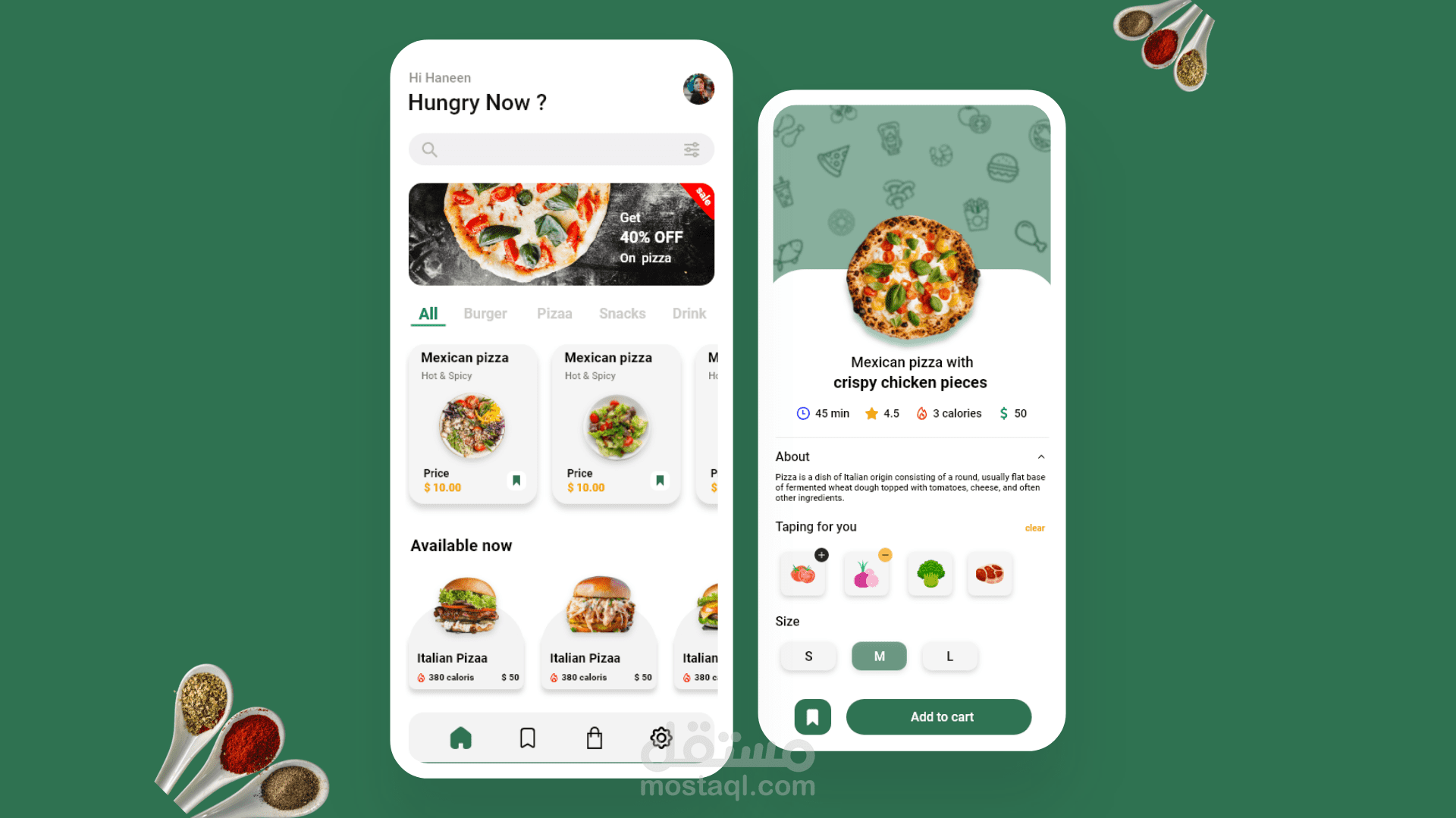 Food Delivery || تطبيق مطعم وتوصيل الطعام