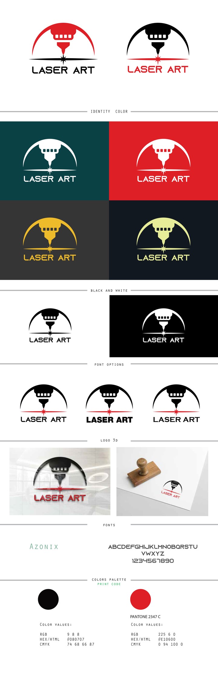 Logo Design For Laser Art