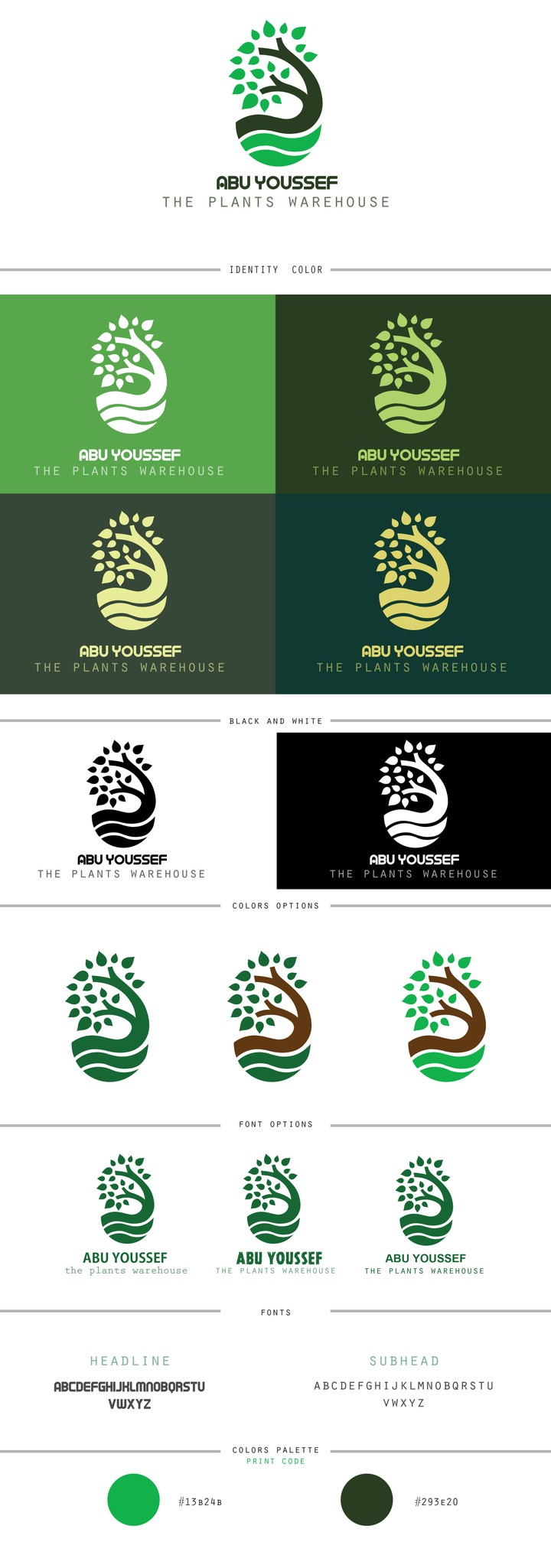 logo design for  plants warehouse