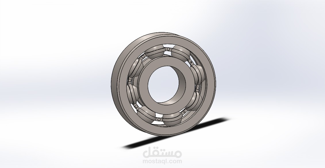 An assembly for a ball bearing