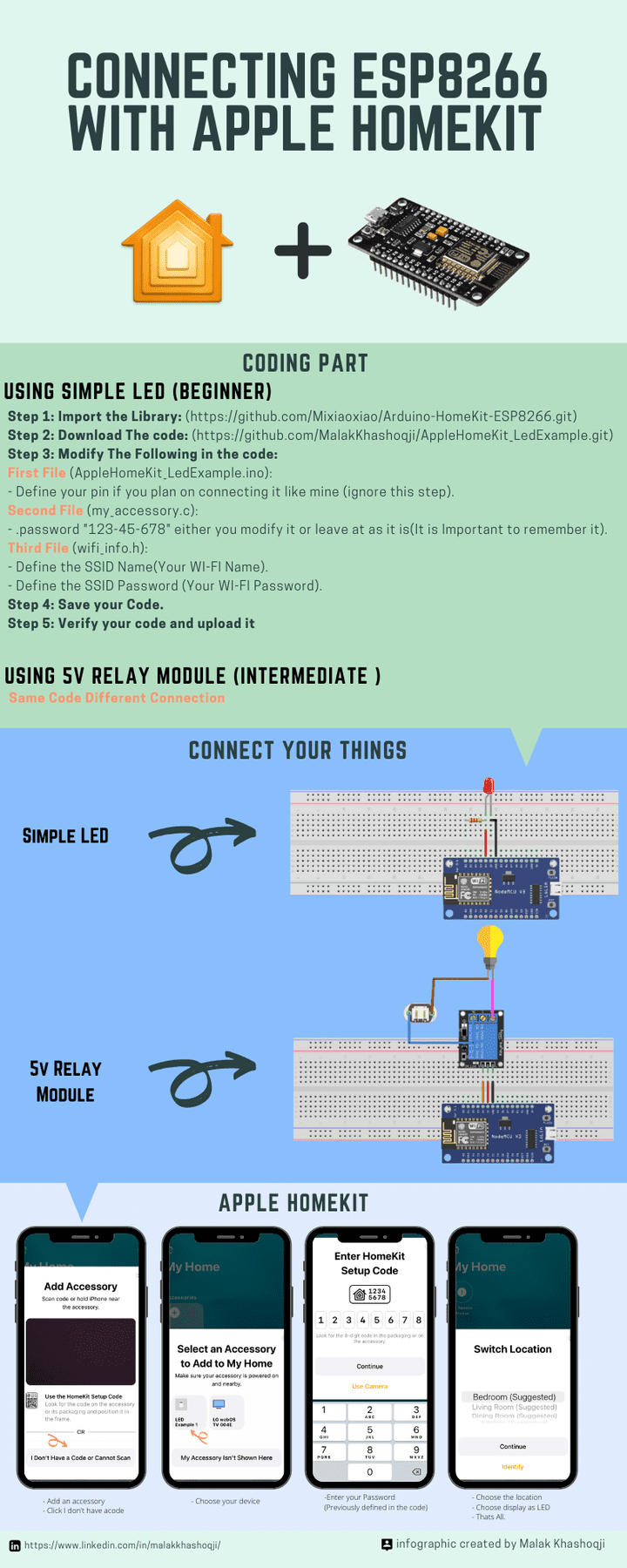 Connecting ESP8266 with Apple HomeKit