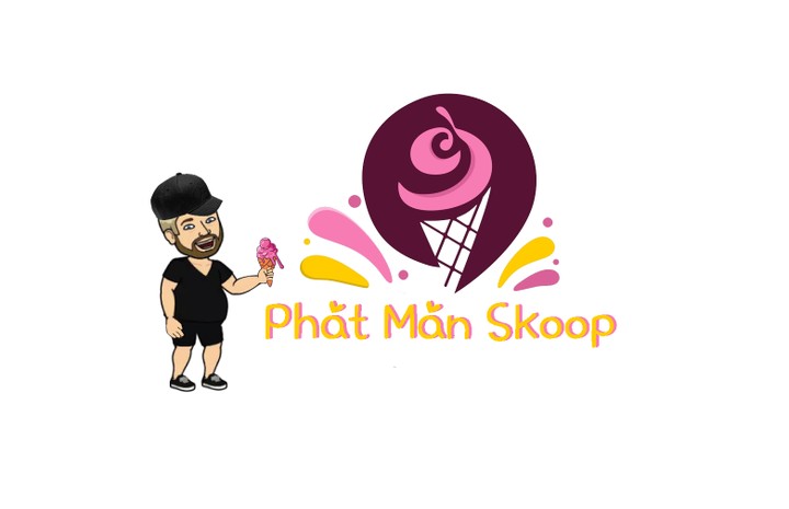 Ice cream shop logo