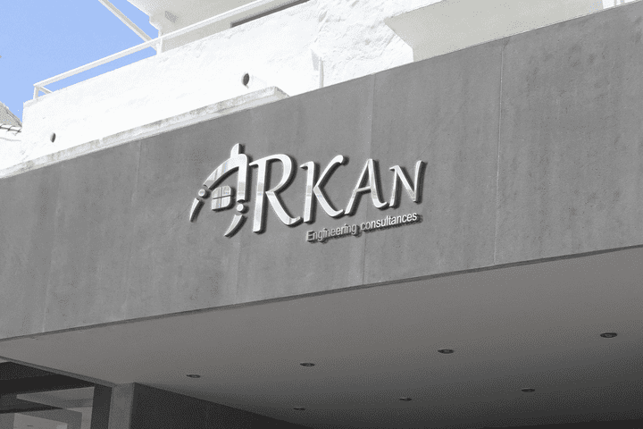 تصميم شعار لمكتب هندسي (Arkan)