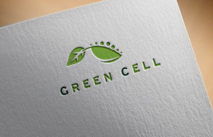 شعار شركة زراعية ( green cell )