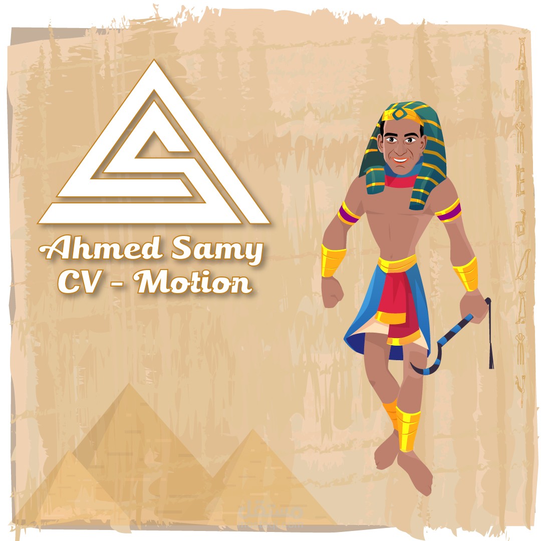 Ahmed Samy CV - Motion Graphics