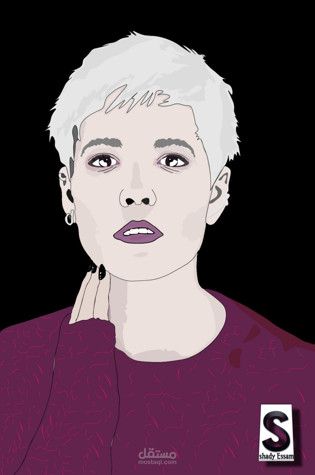 رسمة Halsey