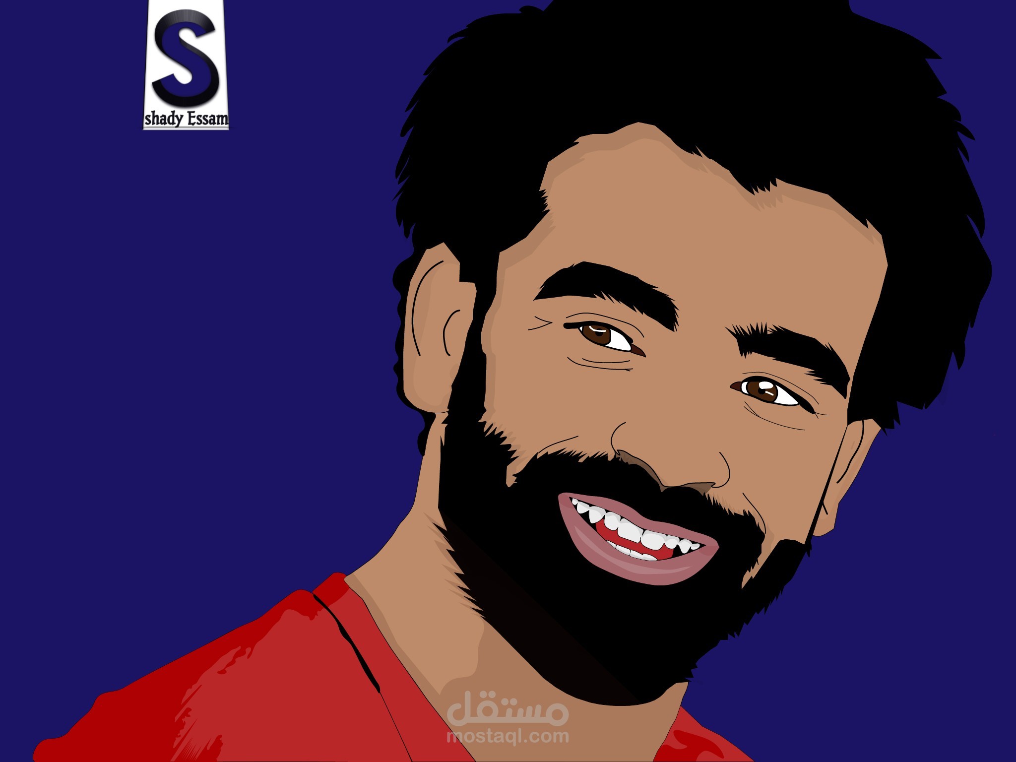 رسمة Mohamed salah