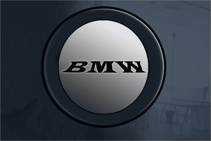 تصميم شعار مبتكر لشركة BMW