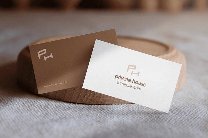 private house logo - furniture store