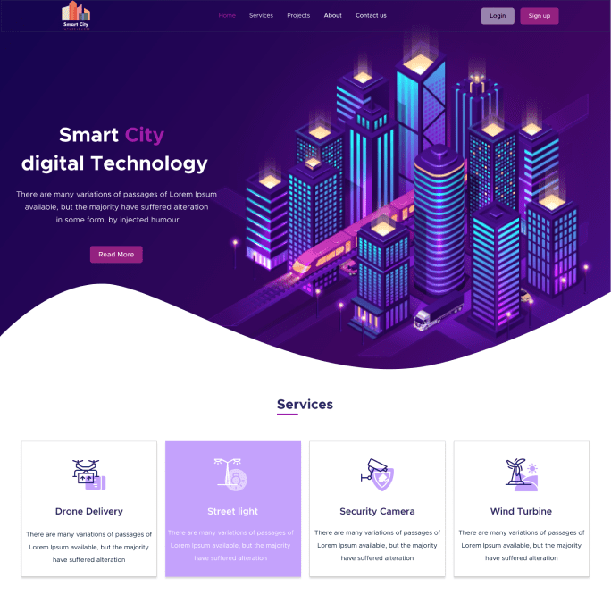 Smart City UI/UX Design 1