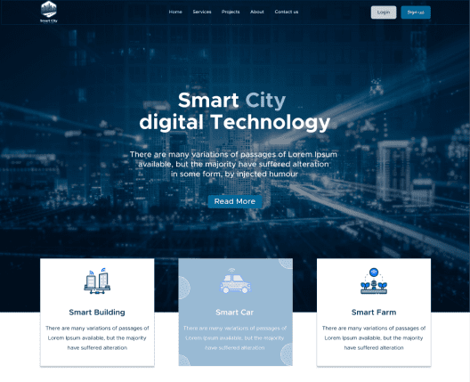 Smart City UI/UX Design 2