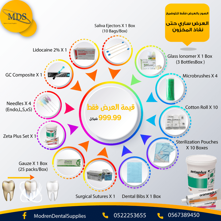 فيسبوك بوست "شركة Modern Dental Supplier"