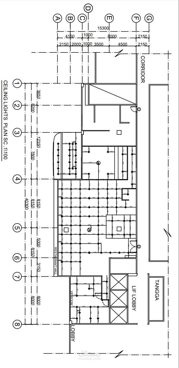 CEILING LIGHTS PLAN - SPEAKER AND ELEC. SWITCHES PLAN