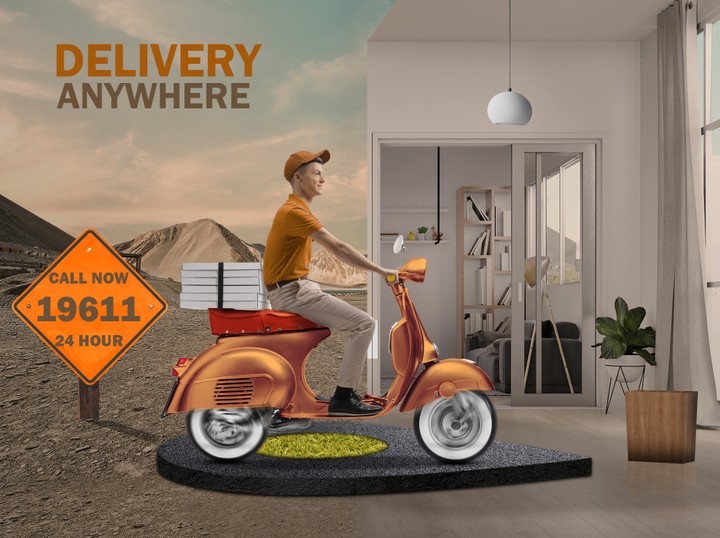 Delivery anywhere