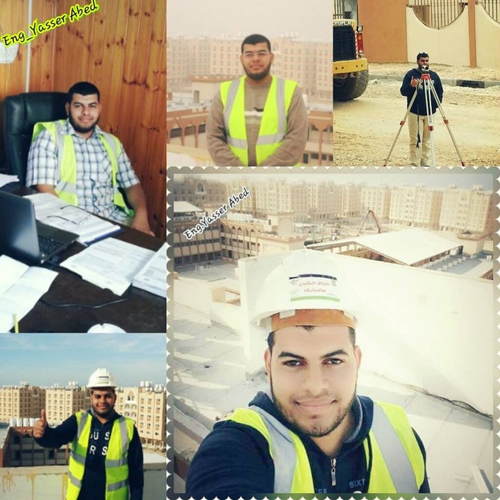 خلال عملي كمهندس في إنشاء أكبر مدينة سكنية في قطاع غزة