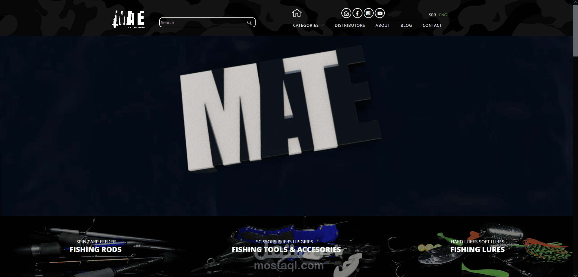 موقع متجر الكتروني mate-fishing.com