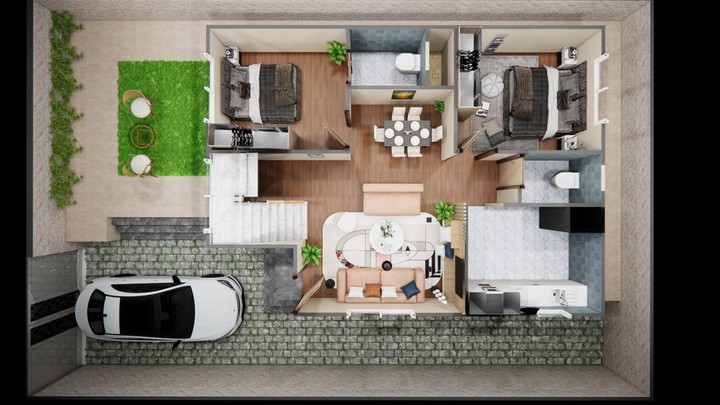 تصميم 3D floor Plan