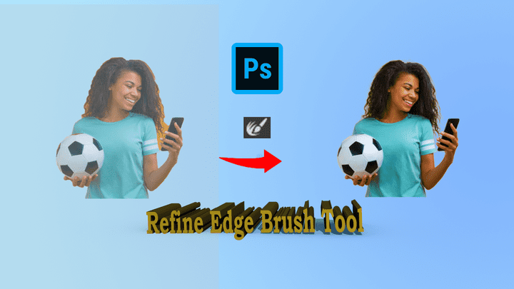 شرح حلول لمشاكل أداة الـ Refine edge فى برنامج الـ Photoshop2020