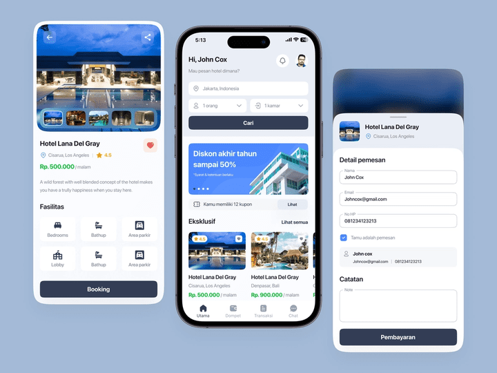 Hoteru Booking app