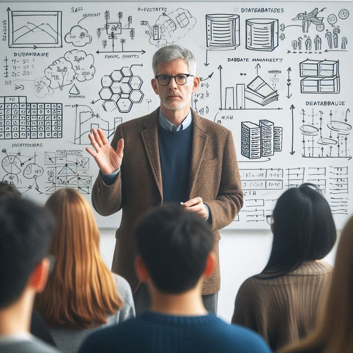 Professor teaching advanced databases at  University Of Batna 2