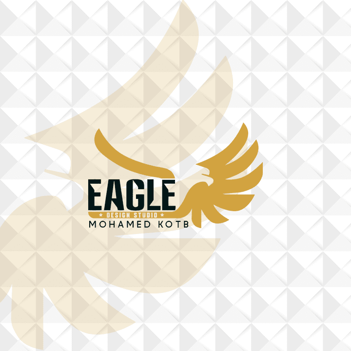 لوجو مكتب تصميمات داخلية - Eagle Logo design