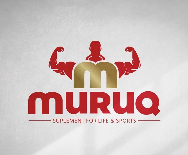 تصميم شعار muruq للمكملات الغذائية