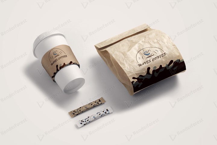 Packaging DESIGN for (Waves Coffee)