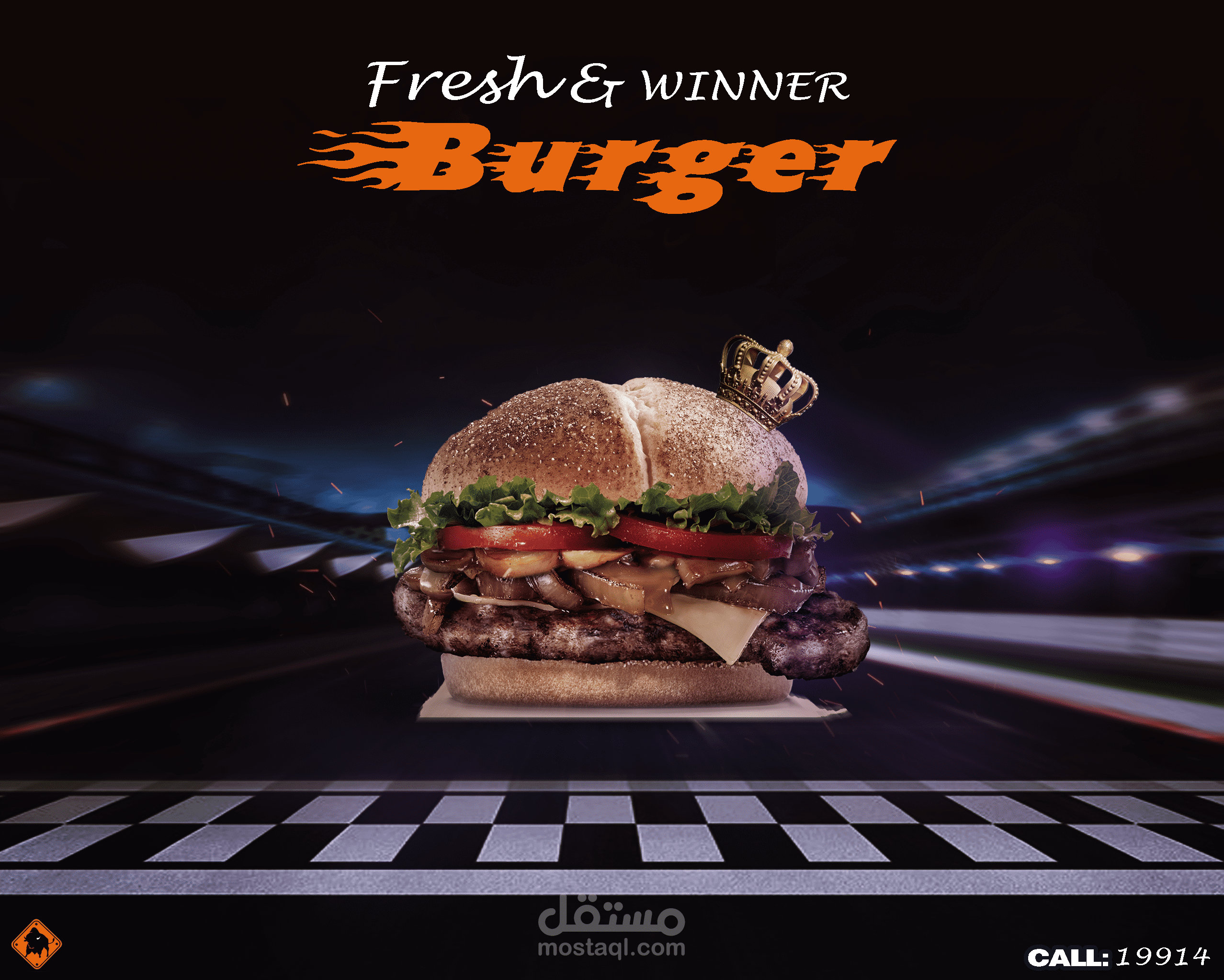 تصميم سوشيال ميديا ~Burger